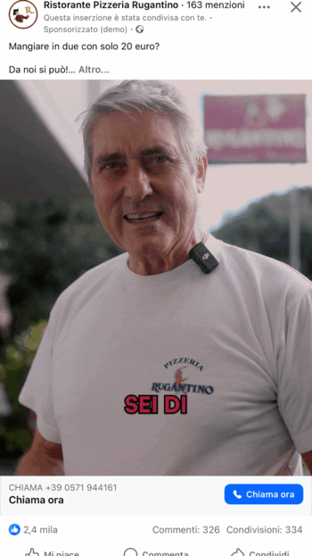 social media marketing per ristoranti