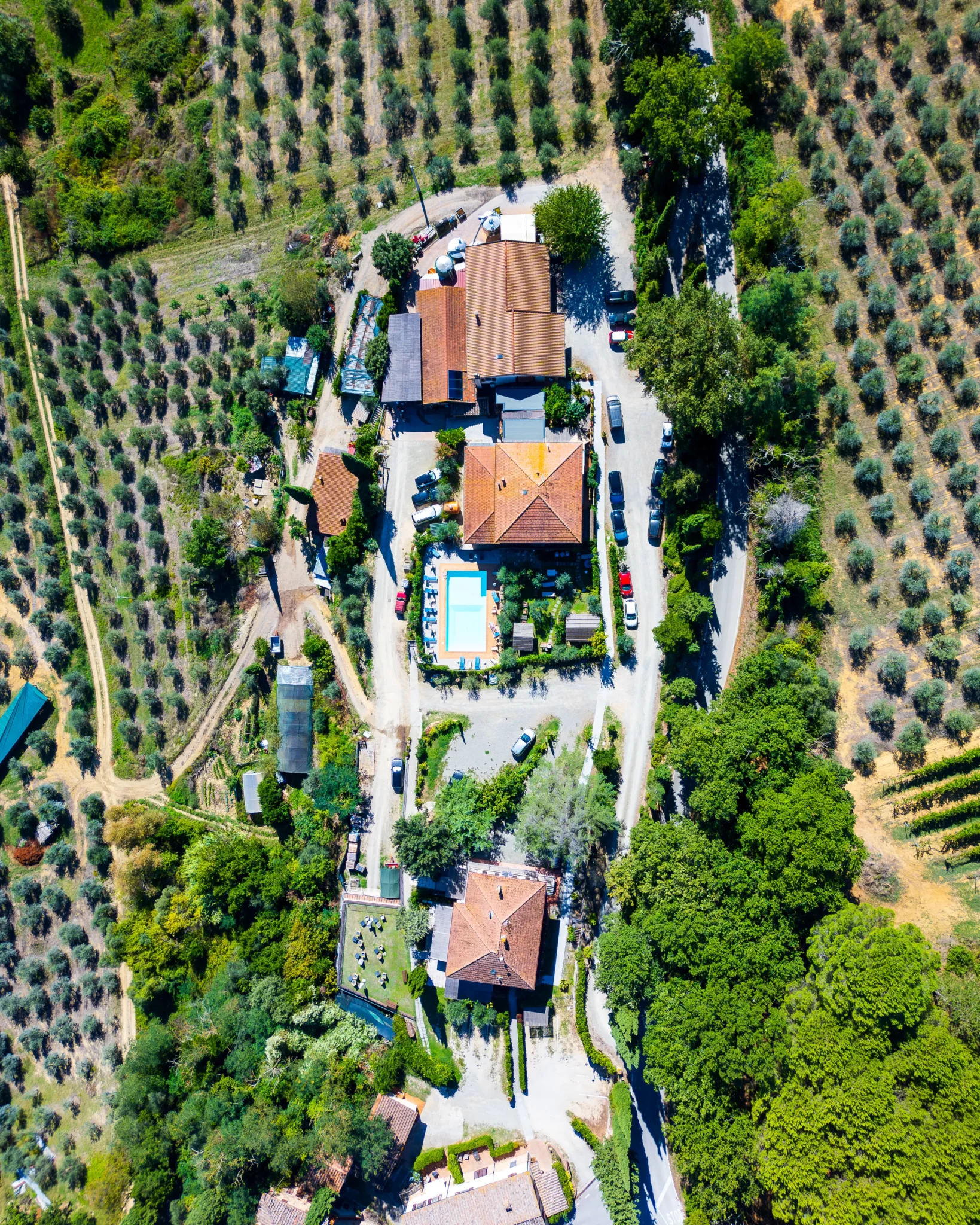 Fotografo Ristoranti con Drone in Toscana