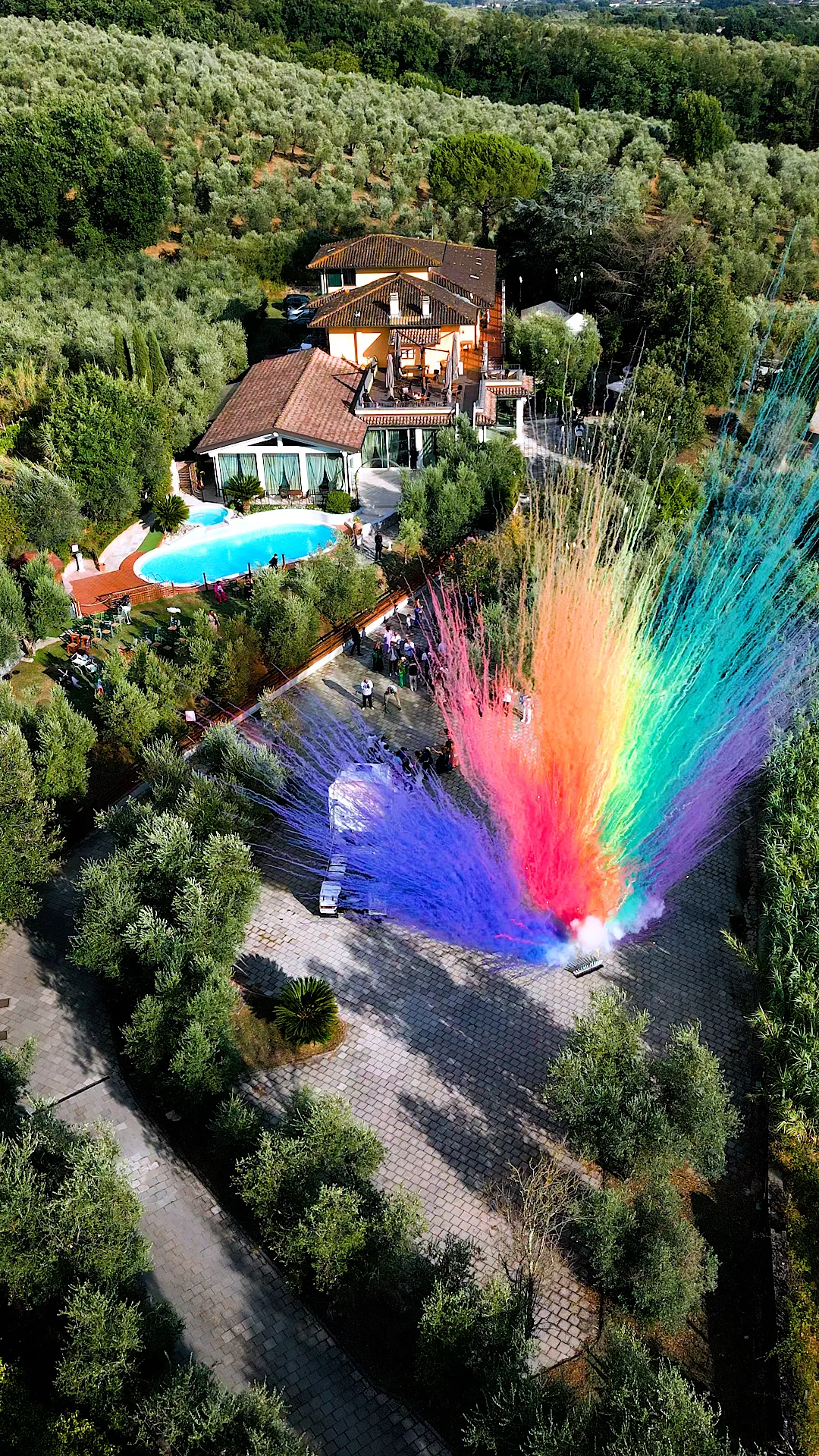 Fotografo Ristoranti con Drone in Toscana