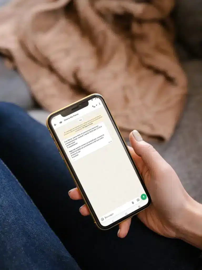 conferma automatica prenotazione ristorante
